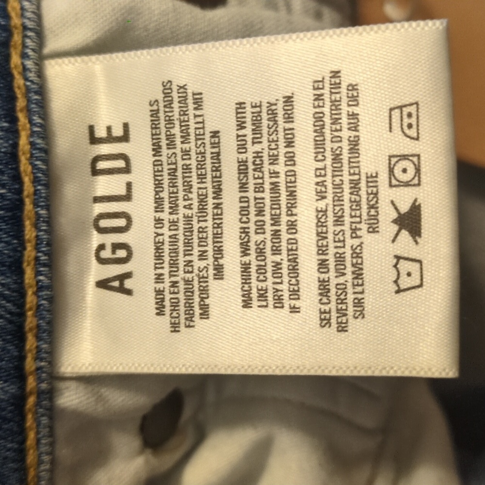 AGOLDE Sophie Mid Rise Ankle Skinny Denim Size 29 Classic Denim - Picture 2 of 9